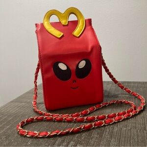 Dolls Kill Red and Yellow Crossbody Bag
